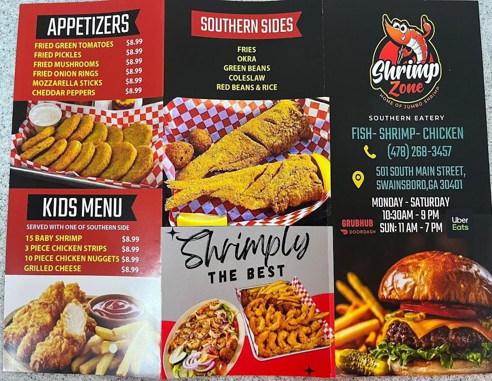 Shrimp Zone Southern Eatery Menu image 3